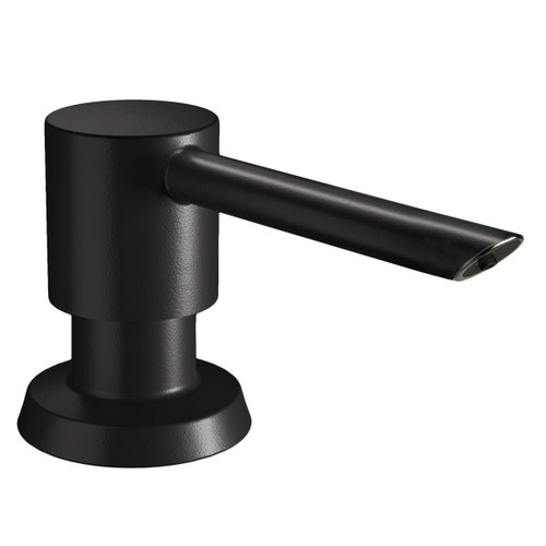 Elkay 1-15/16" x 2-5/8" x 2-5/8" Soap / Lotion Dispenser, Matte Black - LK321MB