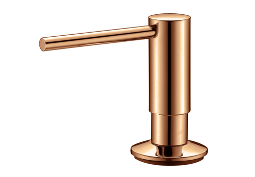 HamatUSA  170-2600 RG Soap Dispenser with Pump and Bottle in Rose Gold