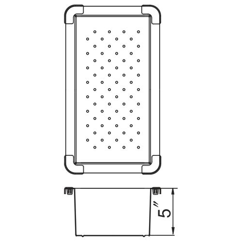 HamatUSA Drying Tray 8 3/4" x 17 5/8" x 5" D - DRY-918