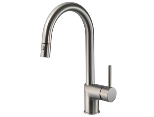 HamatUSA  GAPD-1000-BN Dual Function Pull Down Kitchen Faucet in Brushed Nickel