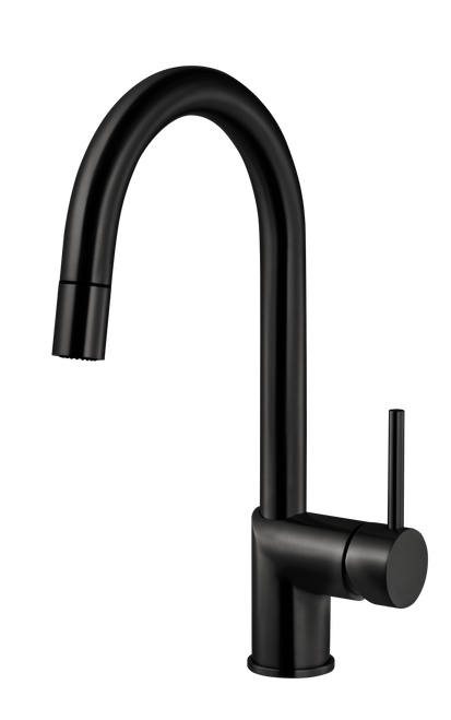 HamatUSA  GAPD-1000-MB Dual Function Pull Down Kitchen Faucet in Matte Black