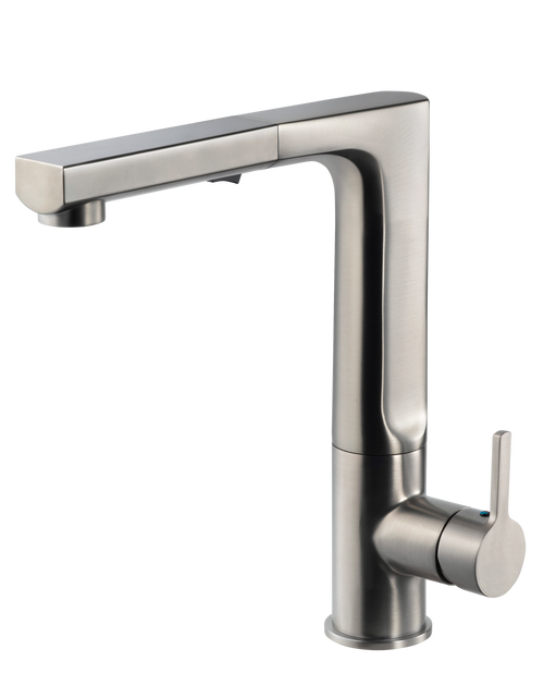 HamatUSA  STPO-2000 BN Dual Function Pull Out Kitchen Faucet in Brushed Nickel