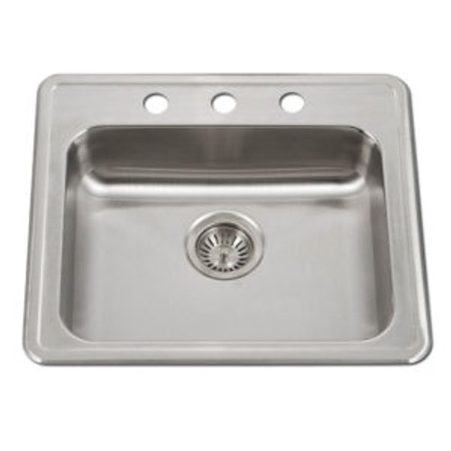 HamatUSA  TADA-2220ST-5-4-1 ADA Topmount Stainless Steel 4-hole Sink - 22 x 19 1/2 inches