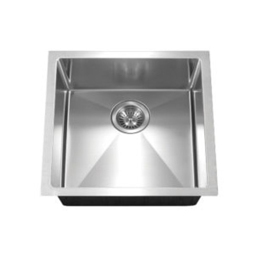 HamatUSA  AADA-1718BU-5-1 ADA 10mm Radius Undermount Stainless Steel Sink - 18 inch