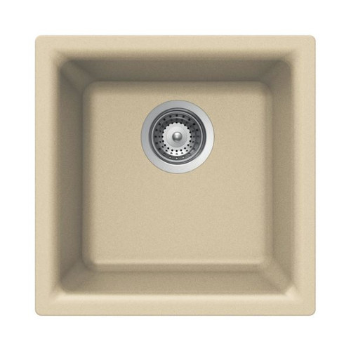 HamatUSA Granite Undermount or Drop-in Bar/Prep Sink, Sand - 15 3/4 inch - SIO-1616B-SD