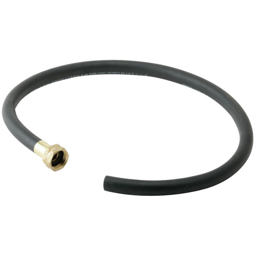 Elkay 36" Black Heavy Duty Rubber Hose with Standard Female Faucet Hose Connection on One End - LK402