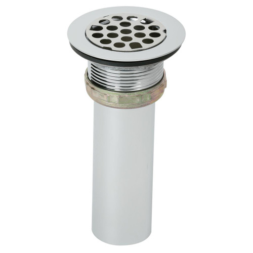 Elkay Drain Fitting 2" Type 316 Stainless Steel Body Grid Strainer and Tailpiece - LK337