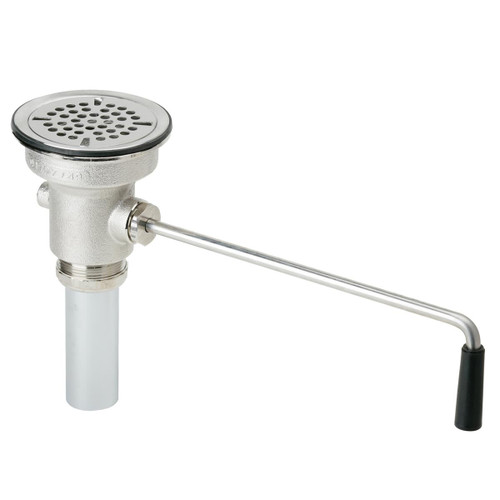 Elkay 3-1/2 Sink Drain Fitting - Rotary Lever Operated with 2" OD Tailpiece - LK25RT