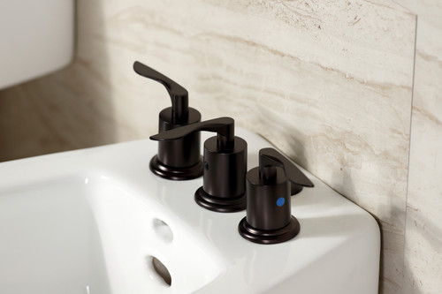 Kingston Brass KB6325SVL Serena Three-Handle Bidet Faucet, - Oil Rubbed Bronze