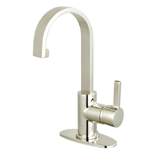 Kingston Brass Fauceture LS821CTLPN Continental Single-Handle Bathroom Faucet, - Polished Nickel