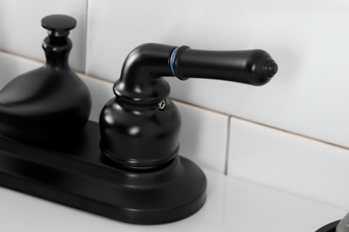 Kingston Brass KB8600 Royale 4" Centerset Bathroom Faucet, - Matte Black