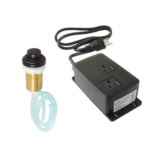 Kingston Brass KATDK215 Gourmetier Dual Outlet Garbage Disposal Air Switch Kit, - Oil Rubbed Bronze