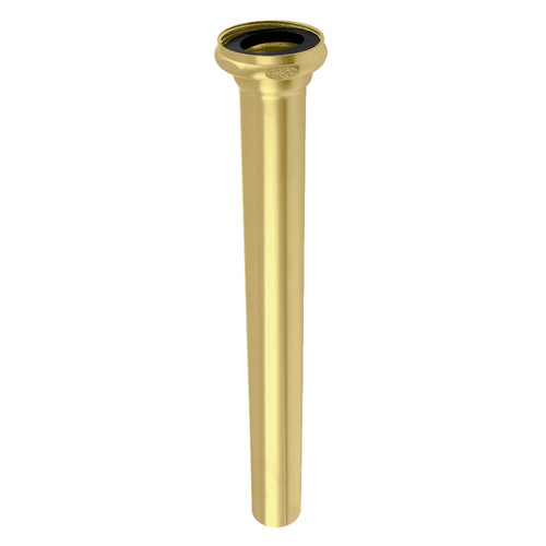 Kingston Brass Fauceture EVT12127 Possibility 1-1/2" to 1-1/4" Step-Down Tailpiece, 12" Length, - Brushed Brass