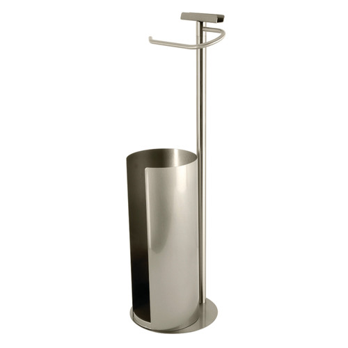 Kingston Brass SCC8501 Edenscape Freestanding Toilet Paper Holder with Storage Shelf, Polished Chrome