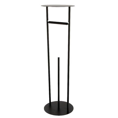 Kingston Brass CC8100 Claremont Freestanding Toilet Paper Stand, Matte Black