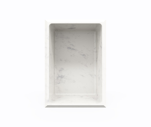 Swanstone AS01075.221 Recessed Bathroom Shelf in Carrara  - 10-3/4" H x 7-1/2" W