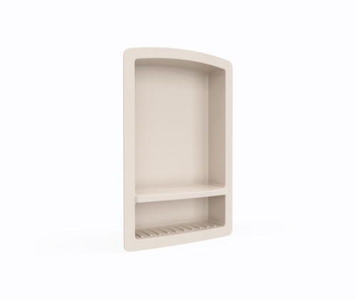 Swanstone Recessed Shower Shelf in Tahiti White - 22" H x 15" W x 4-5/16" D - RS02215.011
