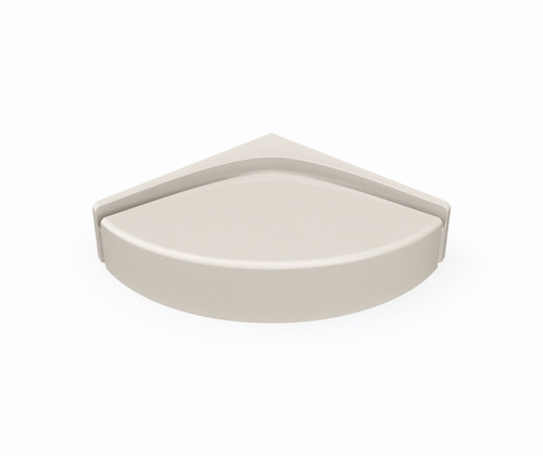 Swanstone Corner Shower Seat in Bisque - 16 5/16" L x 16 5/16" W - CS01616.018