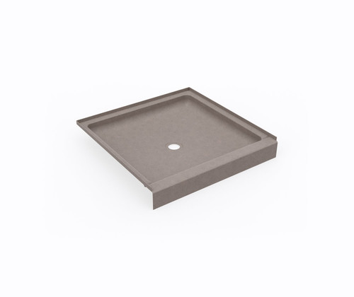 Swanstone SF03636MD.212 36 x 36  Alcove Shower Pan with Center Drain Clay