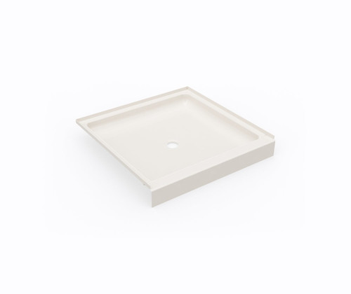 Swanstone SF03636MD.018 36 x 36  Alcove Shower Pan with Center Drain in Bisque