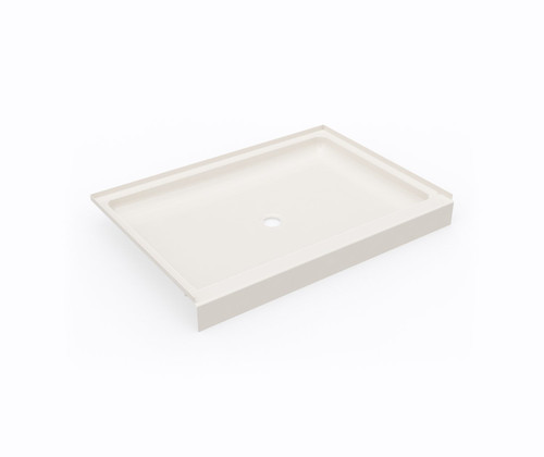 Swanstone 34 x 48 Alcove Shower Pan with Center Drain in Bisque - SF03448MD.018