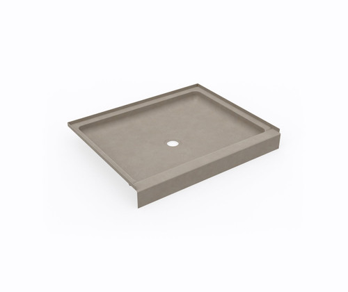 Swanstone SF03442MD.218 34 x 42 Alcove Shower Pan with Center Drain - Limestone