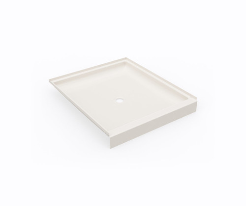 Swanstone 42 x 36 Alcove Shower Pan with Center Drain in Bisque - SF04236MD.018