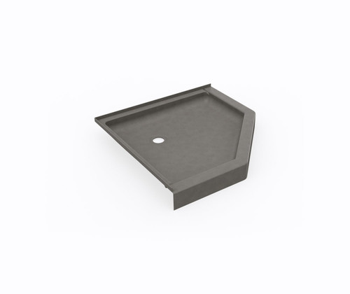 Swanstone SN00038MD.215 38 x 38  Corner Shower Pan with Center Drain Sandstone