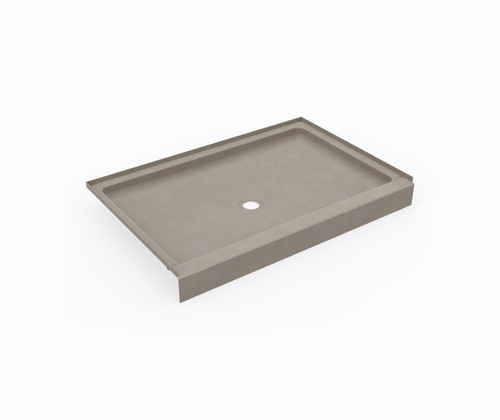 Swanstone 32 x 48 Alcove Shower Pan with Center Drain - Limestone - SF03248MD.218