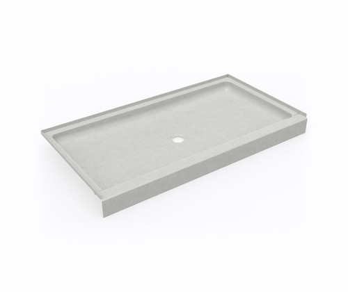 Swanstone SF03260MD.226 32 x 60 Alcove Shower Pan with Center Drain - Birch