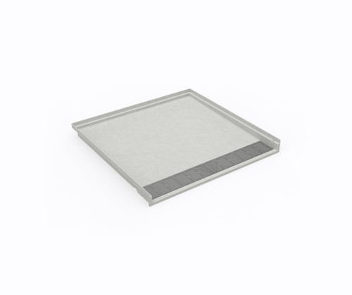 Swanstone 38 x 38 Performix Alcove Shower Pan with Center Drain - Birch - ST03838.226