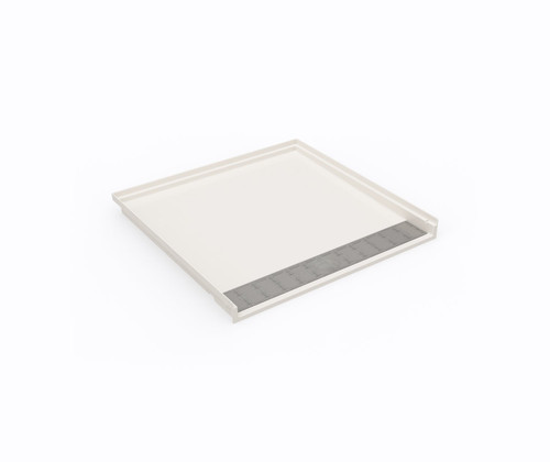Swanstone ST03838.018 38 x 38 Performix Alcove Shower Pan with Center Drain in Bisque