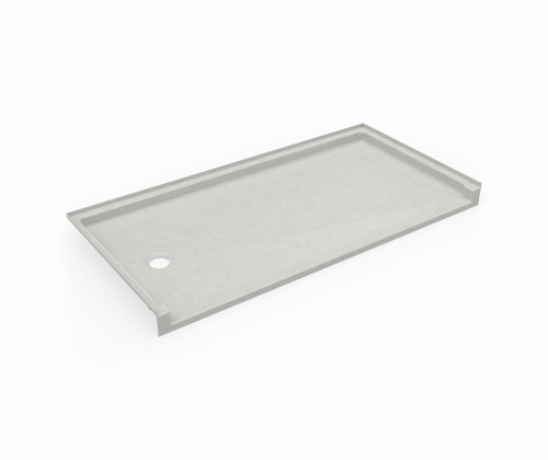 Swanstone SB03060LM.226 30 x 60  Alcove Shower Pan with Left Hand Drain Birch