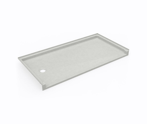 Swanstone SB03060RM.226 30 x 60 Alcove Shower Pan with Right Hand Drain in Birch