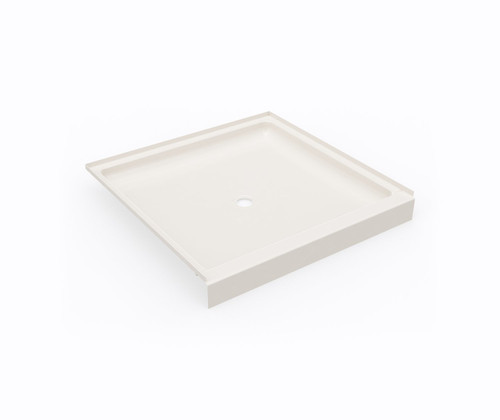 Swanstone 42 x 42 Alcove Shower Pan with Center Drain in Bisque - SF04242MD.018