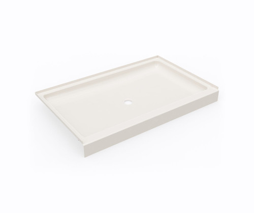 Swanstone 34 x 54 Alcove Shower Pan with Center Drain in Bisque - SF03454MD.018
