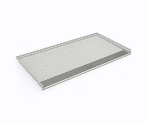 Swanstone 34 x 62 Performix Alcove Shower Pan with Center Drain - Birch - SB03462.226