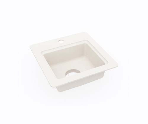 Swanstone BS01515.018 15 x 15 Undermount Or Drop-In Entertainment Sink in Bisque Swanstone BS01515.018 15 x 15 Undermount Or Drop-In Entertainment Sink in Bisque