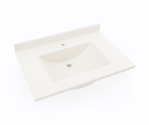 Swanstone Contour 22 x 31 Single Bowl Vanity Top in Bisque - CV02231.018