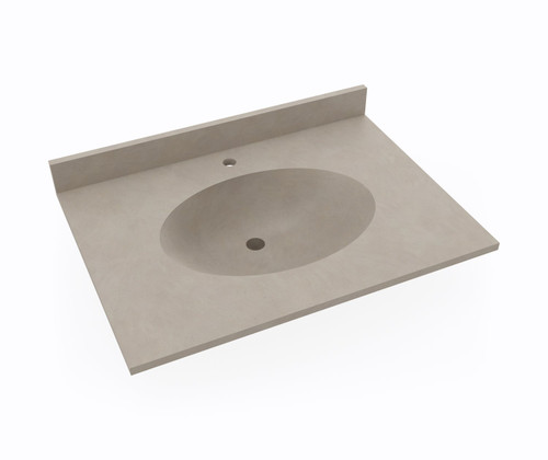 Swanstone Chesapeake 22 x 31 Single Bowl Vanity Top in Limestone - CH02231.218