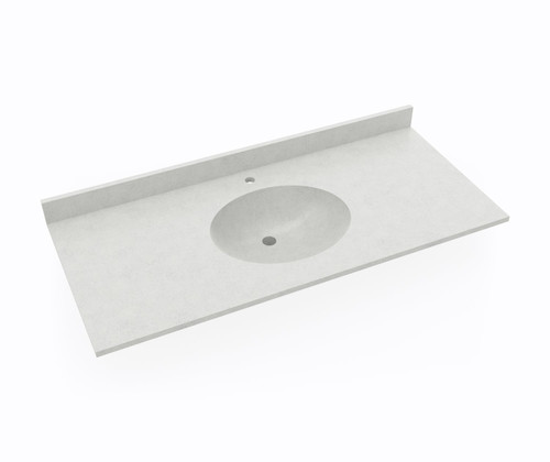Swanstone Ellipse 22 x 49 Single Bowl Vanity Top Birch - VT02249.226