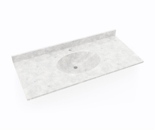 Swanstone CH02249.130 Chesapeake 22 x 49 Single Bowl Vanity Top in Ice