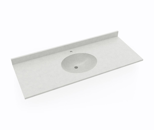 Swanstone Ellipse 22 x 55 Single Bowl Vanity Top in Birch - VC02255.226