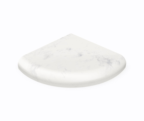 Swanstone Corner Soap Shelf in Carrara - ES20000.221