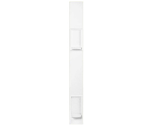 Swanstone Panel with 2 Soap Dishes - For Tub Wall - Ice - 60 Inch High x 6 1/2 Inch Wide - SS60000SD.130