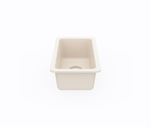 Swanstone 11 x 17 Undermount Single Bowl Sink in Tahiti White - US01711SB.011