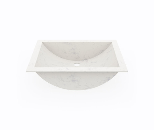 Swanstone UC01913.221 13 x 19 Undermount Single Bowl Sink Carrara