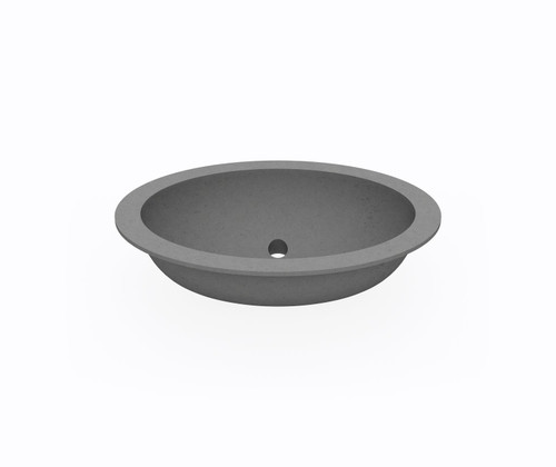 Swanstone UL01913.203 13 x 19 Undermount Single Bowl Sink in Ash Gray
