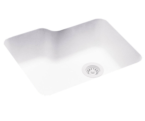 Swanstone 15 x 22 Undermount Single Bowl Sink in Bisque - US02215SB.018