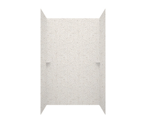 Swanstone SQMK963636.040 36 x 36 x 96  Square Tile Glue up Shower Wall Kit in Bermuda Sand